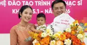 Hoa hậu Ngọc Hân bảo vệ thành công luận văn thạc sĩ ở tuổi 37