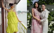 Hoa hậu quê Hải Phòng rời showbiz theo chồng doanh nhân kín tiếng sang Mỹ định cư giờ ra sao
