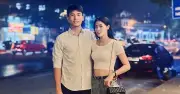 Hoa khôi bóng chuyền Kiều Trinh hạnh phúc bên bạn trai cao 1m92
