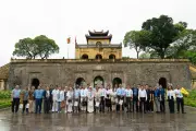 Đại biểu Hội nghị Lãnh đạo các thành phố ASEAN tham quan di sản Hà Nội