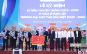 Đại học Thủ Dầu Một kỷ niệm 50 năm truyền thống và 17 năm thành lập