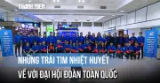 Đại hội Đoàn toàn quốc lần thứ XIII: Sắc xanh thanh niên hội tụ tại sân bay Nội Bài