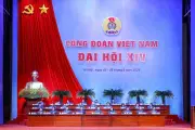 Đại hội XIV Công đoàn Việt Nam khai mạc phiên trọng thể, bầu ban chấp hành mới