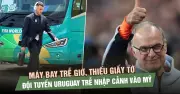 Đội tuyển Uruguay mắc kẹt ở Mexico vì sự cố giấy tờ máy bay trước World Cup 2026
