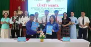 Ký kết kết nghĩa Đoàn thanh niên Thượng Đức và A Vương tại Đà Nẵng