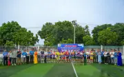 Khai mạc giải bóng đá Công đoàn KCN Quang Minh 2026 với 16 đội tham gia