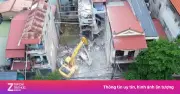 Khẩn cấp tháo dỡ 2 ngôi nhà sau sự cố đào móng ở Bắc Ninh