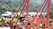 Khẩn trương thi công cầu Tùng Tạo và kè chống sạt lở tại Hà Giang