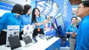 Không gian trưng bày sáng kiến tiêu biểu tại Đại hội XIV Công đoàn Việt Nam