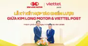 Kim Long Motor và Viettel Post hợp tác chiến lược phát triển xe điện và logistics xanh