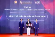 Kim Oanh Group nhận giải thưởng danh giá tại Bất động sản Việt Nam 2026