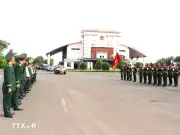 Lễ đón 62 hài cốt liệt sỹ Việt Nam hy sinh tại Campuchia về nước
