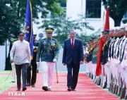 Lễ đón Tổng Bí thư, Chủ tịch nước Tô Lâm và Phu nhân thăm cấp Nhà nước tới Philippines