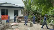 Lữ đoàn 170 Hải quân hỗ trợ xây nhà mới cho con đẻ người nhiễm chất độc da cam