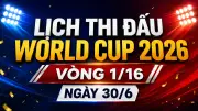 Lịch vòng loại trực tiếp World Cup ngày 30/6: Brazil đụng Nhật Bản, Đức đấu Paraguay
