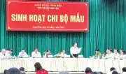 Long Điền thí điểm sinh hoạt chi bộ mẫu tại ấp An Lạc