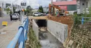 Đà Lạt: Chủ công trình tự ý phá bờ kè suối đang khắc phục