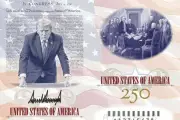 Mỹ công bố 'hộ chiếu yêu nước' in hình Tổng thống Trump nhân 250 năm độc lập