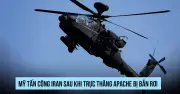 Mỹ không kích Iran, trực thăng Apache bị bắn hạ, căng thẳng leo thang