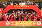 Mùa giải 2025-2026 khép lại: CAHN vô địch V-League, CA TPHCM đoạt Cúp Quốc gia