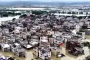 Mưa lớn gây ngập lụt tại các thành phố miền Nam Trung Quốc