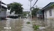 Mưa lớn gây ngập úng cục bộ tại một số khu vực ở Quảng Ninh