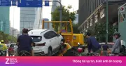 Mưa lớn gây ngập sâu chân cầu Ba Son, nhiều xe chết máy