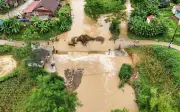Mưa lớn gây sạt lở, ngập úng tại Thái Nguyên, nhiều tuyến đường bị chia cắt