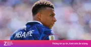 Mbappe mang huy hiệu Vua phá lưới World Cup trên áo đấu