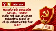 Mục đích chống phá của các quan điểm sai trái, thù địch