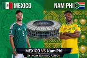 Mexico vs Nam Phi (2h, 12/6): El Tri sẵn sàng bùng nổ tại World Cup 2026