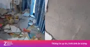 Mảng trần xi măng đổ sập phòng thờ ở Thanh Hóa, gia chủ hoảng loạn