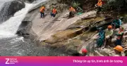 Nữ du khách mất tích sau khi trượt chân ngã xuống suối ở Lào Cai