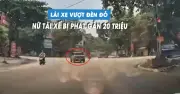 Nữ tài xế vượt đèn đỏ ở Bắc Ninh bị phạt gần 20 triệu đồng