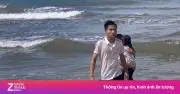 Nam sinh Quảng Trị dũng cảm lao ra biển cứu em nhỏ đuối nước