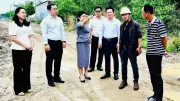 Đường Bưng Môn và khu tái định cư Long Thành hư hỏng nặng do xe tải lớn