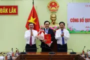 Ông Hồ Quang Đệ được bổ nhiệm làm Giám đốc Sở Xây dựng Đắk Lắk