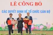 Ông Nguyễn Tiến Hưởng được bổ nhiệm làm Thư ký Bộ trưởng Tư pháp