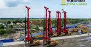 Đường sắt Bến Thành - Cần Giờ 102.000 tỷ: Khoan địa chất, tập kết máy móc