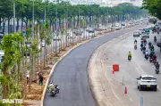 Đường Võ Chí Công khoác diện mạo mới sau thi công cống chống ngập