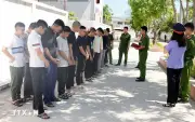 Nghệ An triệt xóa băng nhóm lừa đảo xuyên quốc gia, bắt 24 đối tượng