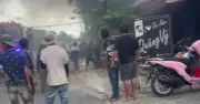 Nghi phạm tưới xăng đốt tiệm giặt sấy ở Cà Mau đã tử vong