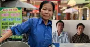 Người phụ nữ một mình bán khoai ở công viên nuôi mẹ già và 3 con tâm thần