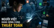 Người Việt dành 5,5 giờ mỗi ngày trên mạng xã hội: Thuật toán định hình cuộc sống số