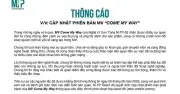Nóng: Công ty Sơn Tùng M-TP ra thông báo mới, cập nhật MV Come My Way