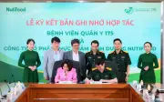 Nutifood và Bệnh viện Quân y 175 hợp tác nghiên cứu dinh dưỡng