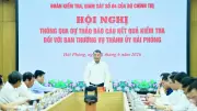 Đoàn kiểm tra Bộ Chính trị đánh giá cao kết quả của Hải Phòng về tinh gọn bộ máy và tăng trưởng