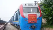 Đoàn tàu container liên vận quốc tế đầu tiên từ Tô Châu cập ga Yên Viên