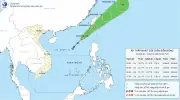 Áp thấp nhiệt đới đổi hướng, cách Hoàng Sa khoảng 650 km