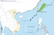 Áp thấp nhiệt đới đầu năm 2026 rời Biển Đông, không có khả năng quay lại